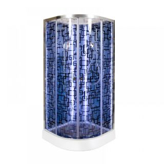 Душевая кабина Deto BМ1510 N LED BLACK 100х100х208 см Душевая кабина Deto BМ1510 N LED BLACK 100х100х208 см