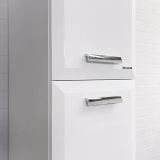 Шкаф-колонна Comforty Империя-35 белый глянец