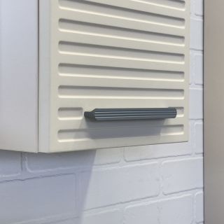   Шкаф подвесной Comforty Касабланка 25 серый шёлк, ручка серый металлик