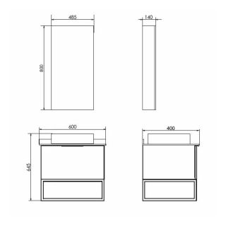 Comforty Зеркало шкаф Порто 00-00009323 Comforty Зеркало шкаф Порто 00-00009323
