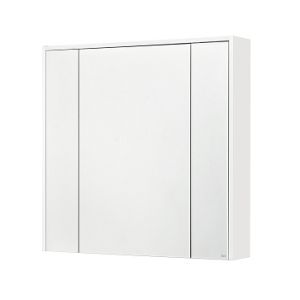 Зеркальный шкаф Roca Ronda ZRU9303009 80 см бетон/белый глянец