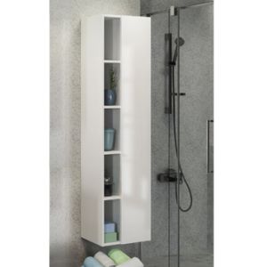 Comforty Шкаф-колонна "Милан-40" белый глянец