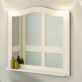 Comforty Зеркало "Монако-100" белый глянец