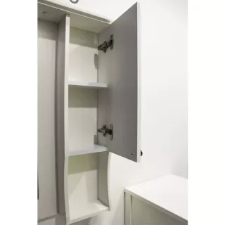 Зеркало-шкаф Comforty "Палермо-90" слоновая кость