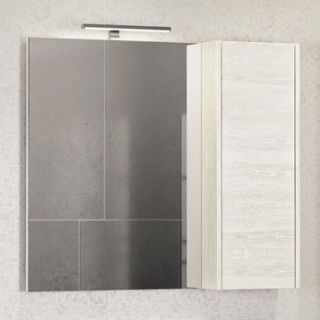 Comforty Зеркало-шкаф "Бремен-90" дуб белый Comforty Зеркало-шкаф "Бремен-90" дуб белый