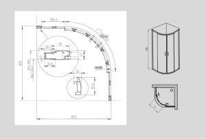 Душевой уголок Ravak XP2CP4-90 X3B270C00Z1C Transparent профиль хром