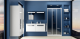 Душевая дверь Ravak Supernova ASDP3-100 00VA0102Z1 Transparent профиль белый