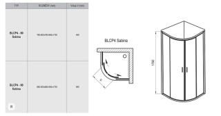 Душевой уголок Ravak Blix BLCP4-90 3B270C40Z1 Transparent профиль хром Душевой уголок Ravak Blix BLCP4-90 3B270C40Z1 Transparent профиль хром
