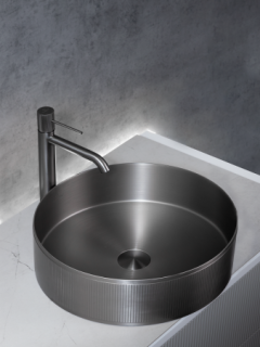 Раковина AltroBagno Costoso 001006 MtGr из нержавеющей стали сталь оружейная Раковина AltroBagno Costoso 001006 MtGr из нержавеющей стали сталь оружейная