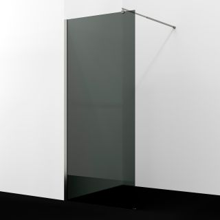 Душевая перегородка WasserKRAFT Rur 30W40BN-TG 120 см профиль никель стекло тонированное