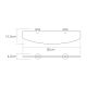Полка Asphe WasserKRAFT Mosel K-46624 хром