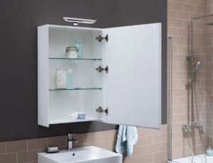 Зеркало-шкаф Aquanet Йорк 60 белый