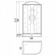 Душевая кабина RIVER DESNA 100/80/26 МТ L Душевая кабина RIVER DESNA 100/80/26 МТ L
