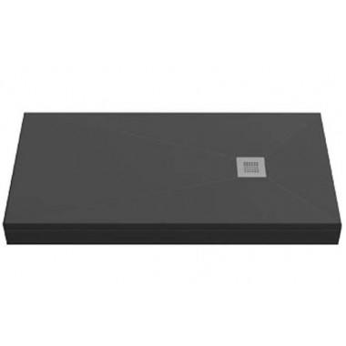 Поддон литьевой Good Door Essentia ЧЕРНЫЙ 140x80 см