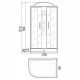 Душевая кабина RIVER DESNA  120/90/46                              МТ  L Душевая кабина RIVER DESNA  120/90/46                              МТ  L
