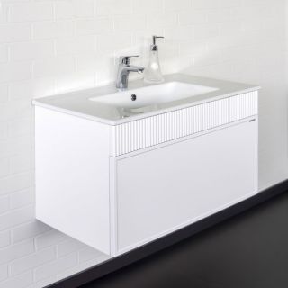 Тумба с раковиной Comforty Мадрид 00-00017865 81 см белый Тумба с раковиной Comforty Мадрид 00-00017865 81 см белый