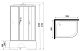 Душевая кабина Niagara NG-2310-14LG с гидромассажем 120x80см серебро/матовое