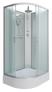 Душевая кабина Niagara NG-33094-14RBKT 100x90см серебро/матовое