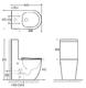 Унитаз-компакт Charus Caravan R&T CT700-131W белый