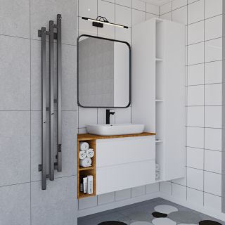 Полотенцесушитель электрический Indigo Sky PRO LSKPRE150-17GFMRt 150x17 см графит металлик