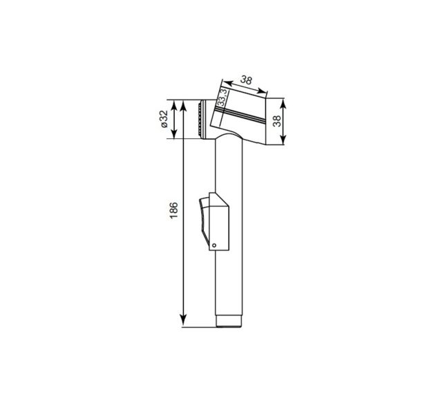 Гигиенический душ IDDIS Bidet Hand Shower хром глянцевый 0101F15I20