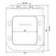 Комплект Berges 043283: инсталляция NOVUM 525 кнопка F1 белая унитаз Floe Rimless сидение дюропласт Floe Slim SO