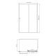 Душевой уголок WasserKRAFT Dill 61S34 130x100 см профиль чёрный матовый стекло прозрачное