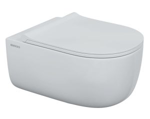 Комплект Berges 4в1 043303: инсталляция NOVUM 525 кнопка O5 черная Soft Touch унитаз EGO XL Rimless сидение Okus Slim SO