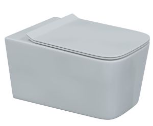 Комплект Berges 043279: инсталляция NOVUM 525 кнопка L5 чёрная Soft Touch унитаз Floe Rimless сидение дюропласт Floe Slim SO