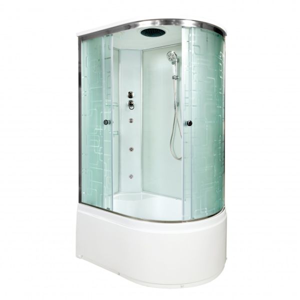 Душевая кабина Deto ЕМ4512 L с электрикой (эл.) 120х80х220 см Душевая кабина Deto ЕМ4512 L с электрикой (эл.) 120х80х220 см