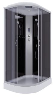 Душевая кабина Niagara NG-3512-14RP 120x80см серебро/тонированное