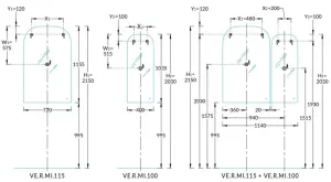 Зеркало с подсветкой Kerama Marazzi Vetrata R VE.R.mi.100\WHT 40 см сенсор со сменой цвета подсветки и антизапотевание белый