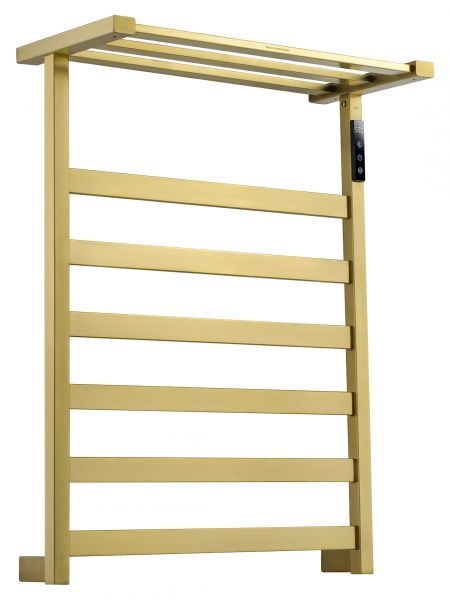 Полотенцесушитель электрический Wonzon & Woghand Frankfurt WW-A1026-BG 48x64 см брашированное золото