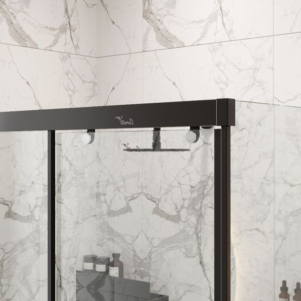 Душевой уголок Cerutti SPA MARBELLA120B-L 120x80см чёрный