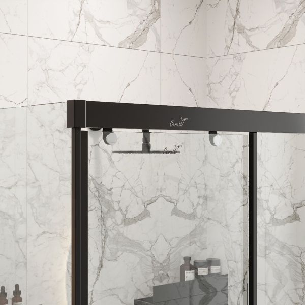 Душевой уголок Cerutti SPA MARBELLA120B-R 120x80см чёрный