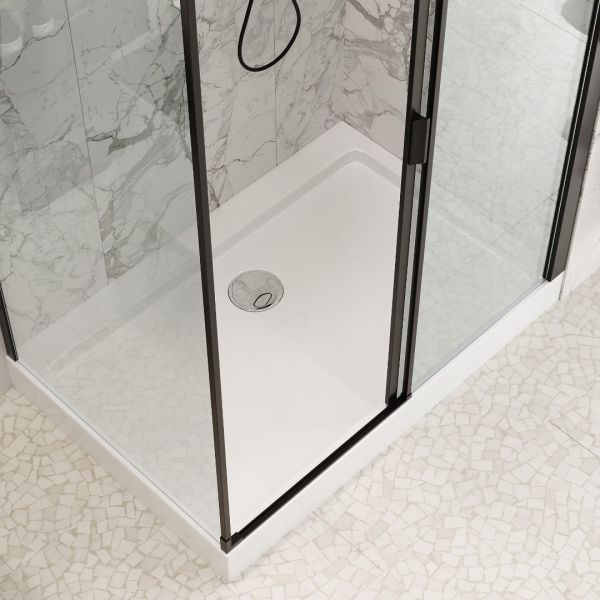 Душевой уголок Cerutti SPA MARBELLA120B-R 120x80см чёрный