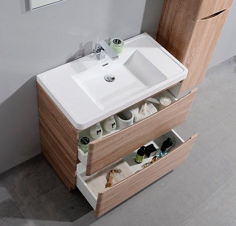 Раковина BelBagno из искусственного мрамора 90см EA-900-LVB