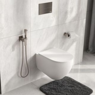 Гигиенический душ со смесителем WasserKRAFT A71338 никель