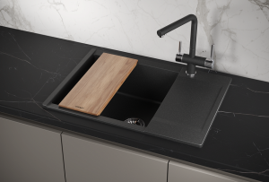 Мойка кухонная Granula 7003, ЧЁРНЫЙ