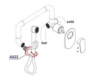 Душевой комплект Agger Splash A022 хром