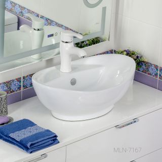 Накладная раковина Melana 7167-805 60см белый Накладная раковина Melana 7167-805 60см белый