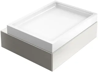 Мыльница Boheme Qubic 10723-NB брашированный никель