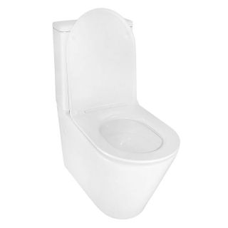 Унитаз-компакт Azario Mizen AZ-8300 безободковый торнадо белый