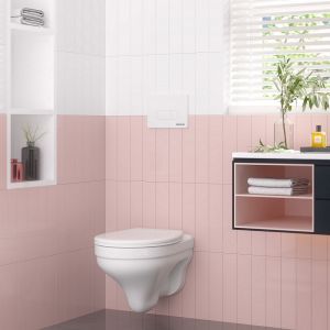 Кнопка смыва Berges Novum soft touch белый 040034