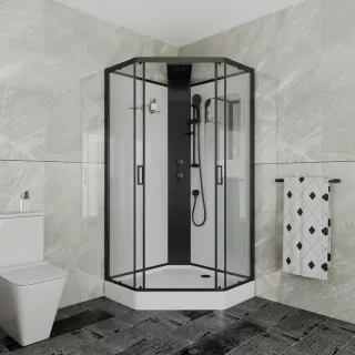Душевая кабина Grossman Elegance GR251D 90х90 см без крыши