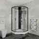 Душевая кабина Grossman Elegance GR251D 90х90 см без крыши