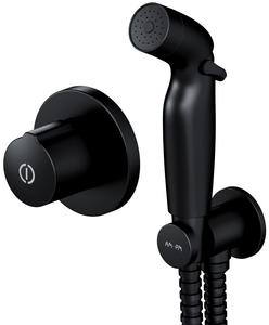 Гигиенический душ со смесителем Am.Pm X-Joy чёрный матовый F40P85A22