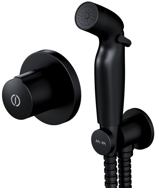 Гигиенический душ со смесителем Am.Pm X-Joy чёрный матовый F40P85A22 Гигиенический душ со смесителем Am.Pm X-Joy чёрный матовый F40P85A22