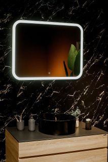 Зеркало c подсветкой Azario Стив ФР-00000843 90 см