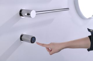 Полотенцесушитель электрический Timo Saona 030/03SM 45x51 см чёрный